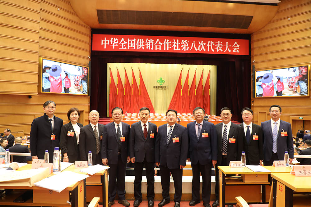 2025年11月24日，在京召開的中華全國供銷合作社第八次代表大會傳來喜報！區(qū)供銷社黨委書記、理事會會長、主任王心雄同志成功連任全國總社理事。作為全國總社第七屆理事會縣級社理事，此次再度當(dāng)選，既是全國總社對王心雄